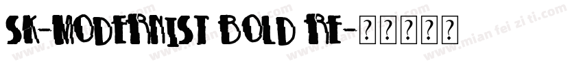 Sk-Modernist Bold Re字体转换